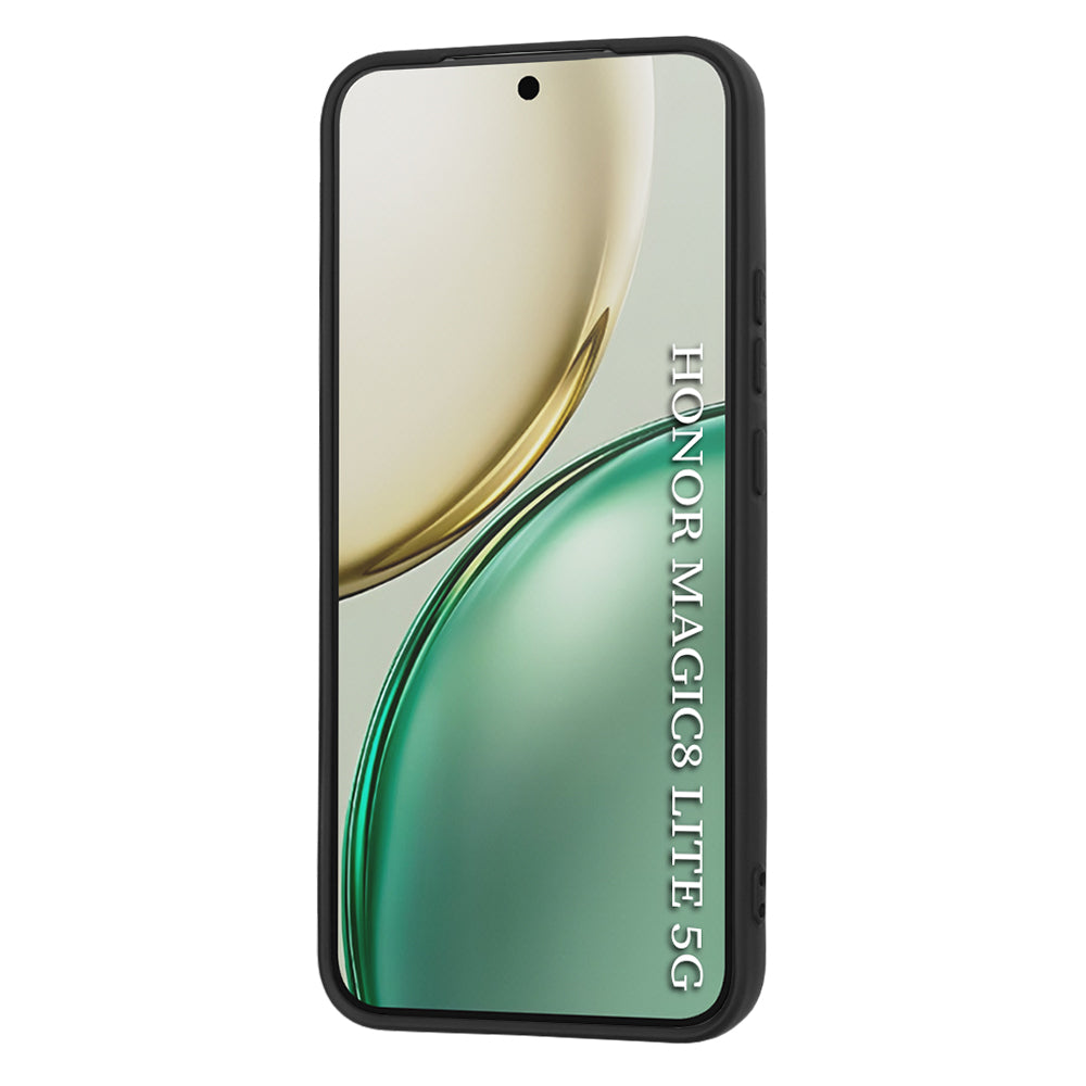 Custodia per Honor Magic8 Lite, Techsuit, SoftFlex, Nera
