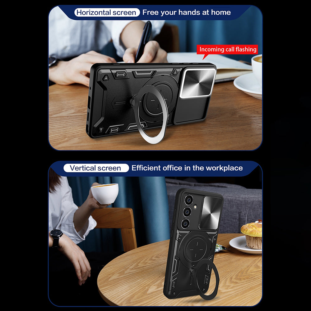 Case for Honor X5c Plus, Techsuit, CamGuard Pro, Black
