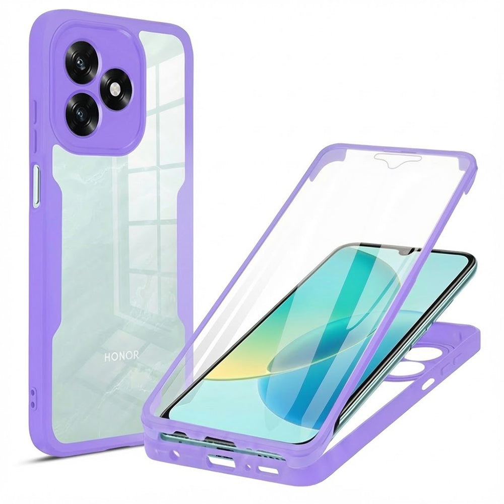 Custodia per Honor X5c Plus, Techsuit, ColorVerse 360, Viola