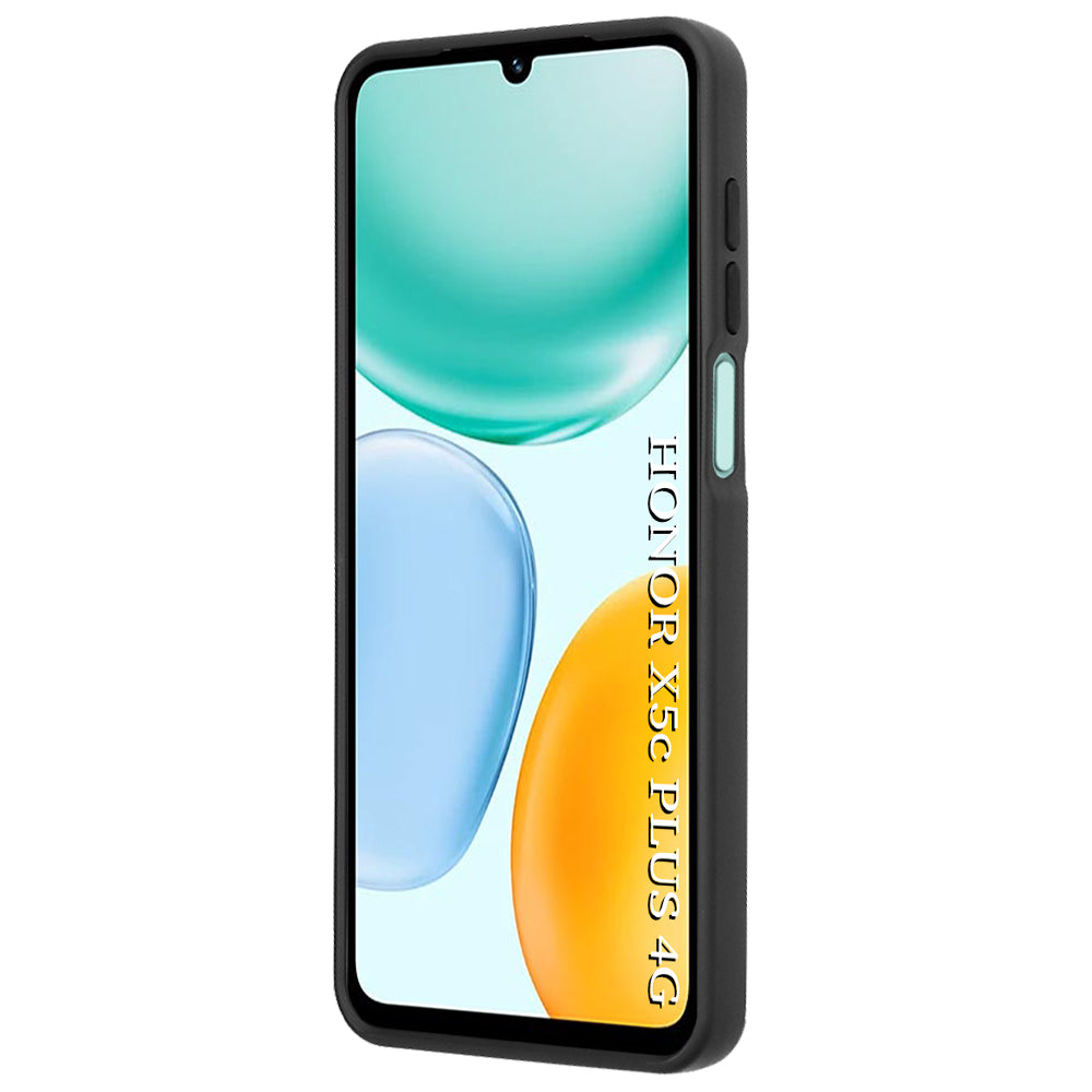 Custodia per Honor X5c Plus, Techsuit, Glinth, Nera