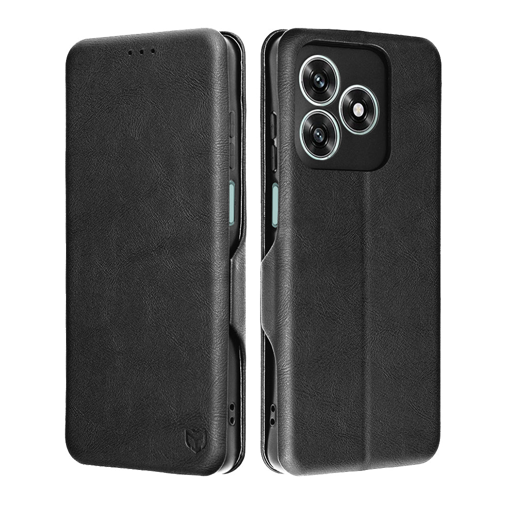 Custodia per Honor X5c Plus, Techsuit, Safe Wallet Plus, Nera