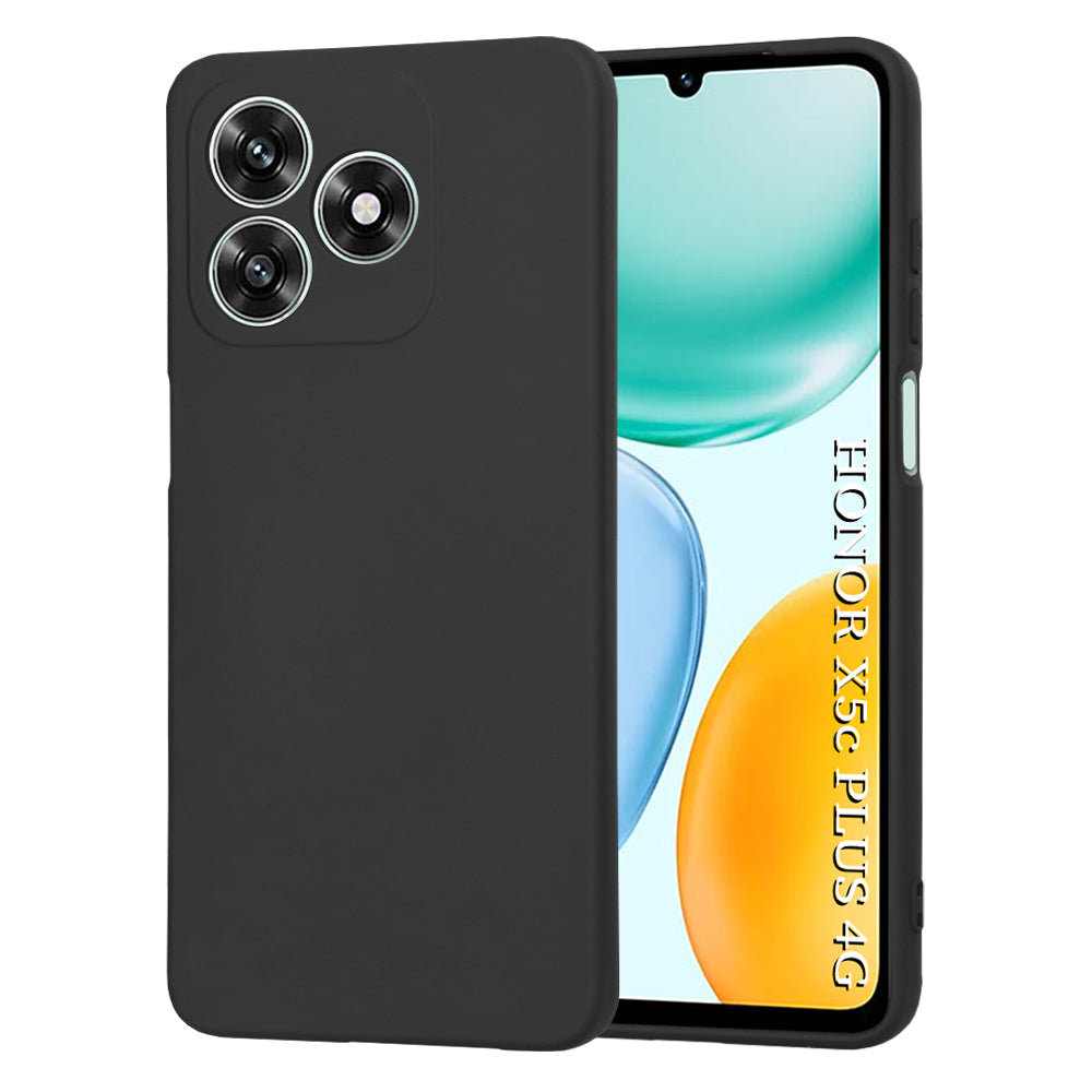 Custodia per Honor X5c Plus, Techsuit, SoftFlex, Nera