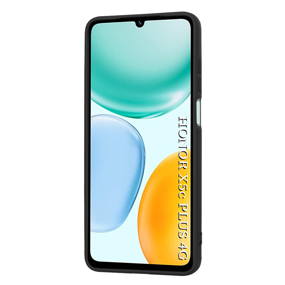 Custodia per Honor X5c Plus, Techsuit, SoftFlex, Nera