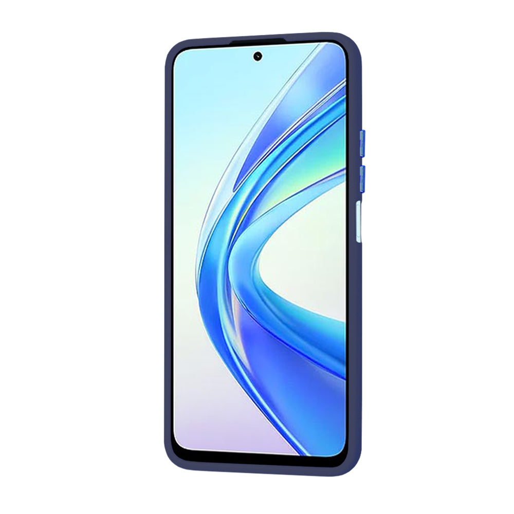 Custodia per Honor X7b 5G / 90 Smart / X7b 4G, Techsuit, HaloFrost, Blu scuro