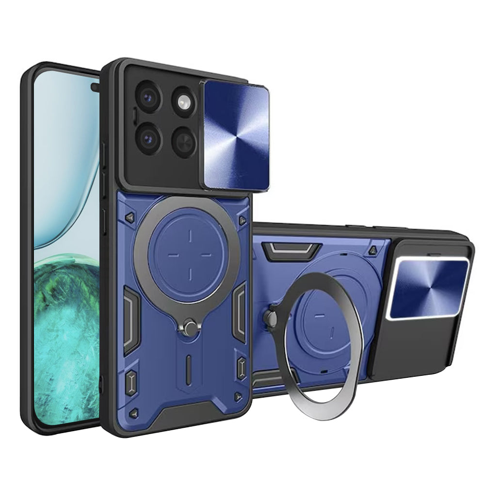 Custodia per Honor X8c, Techsuit, CamGuard Pro, Blu