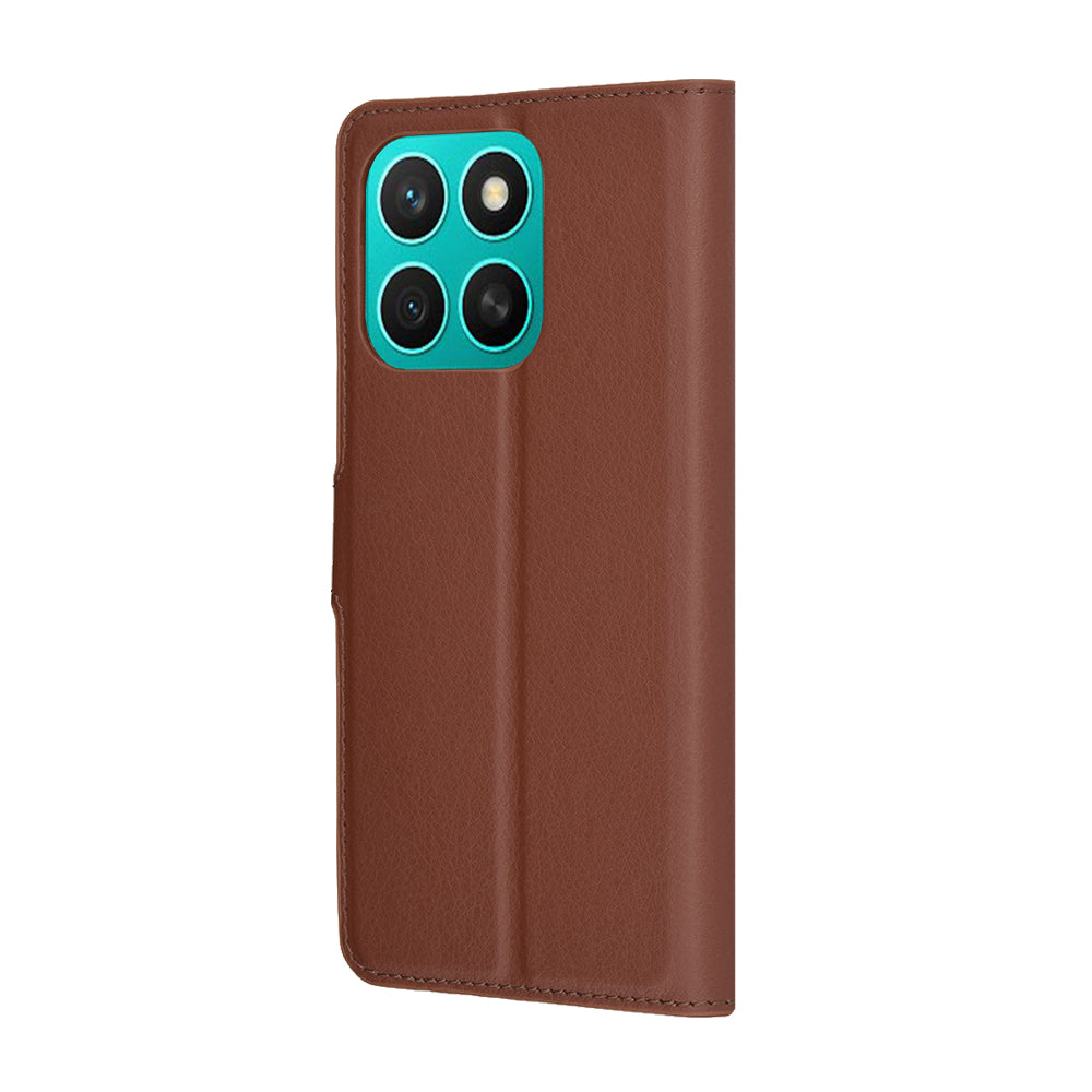 Custodia per Honor X8c, Techsuit, Leather Folio, Marrone