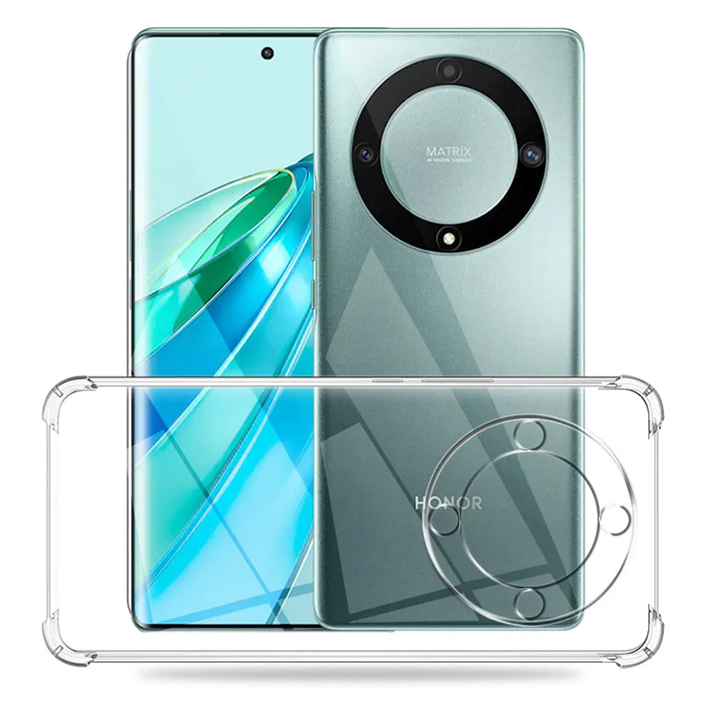 Custodia per Honor X9a, Techsuit, Shockproof Clear, Trasparente