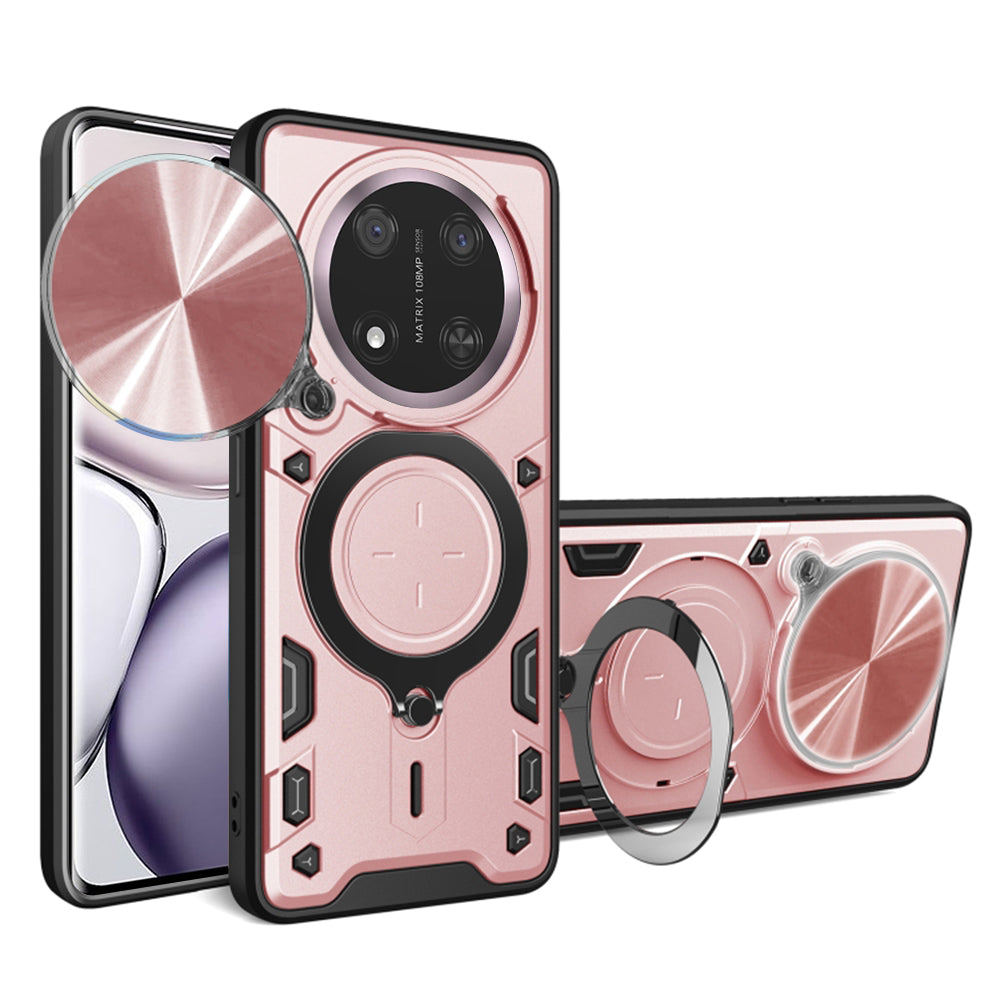 Custodia per Honor X9c / Magic7 Lite, Techsuit, CamGuard Pro, Rosa Dorato
