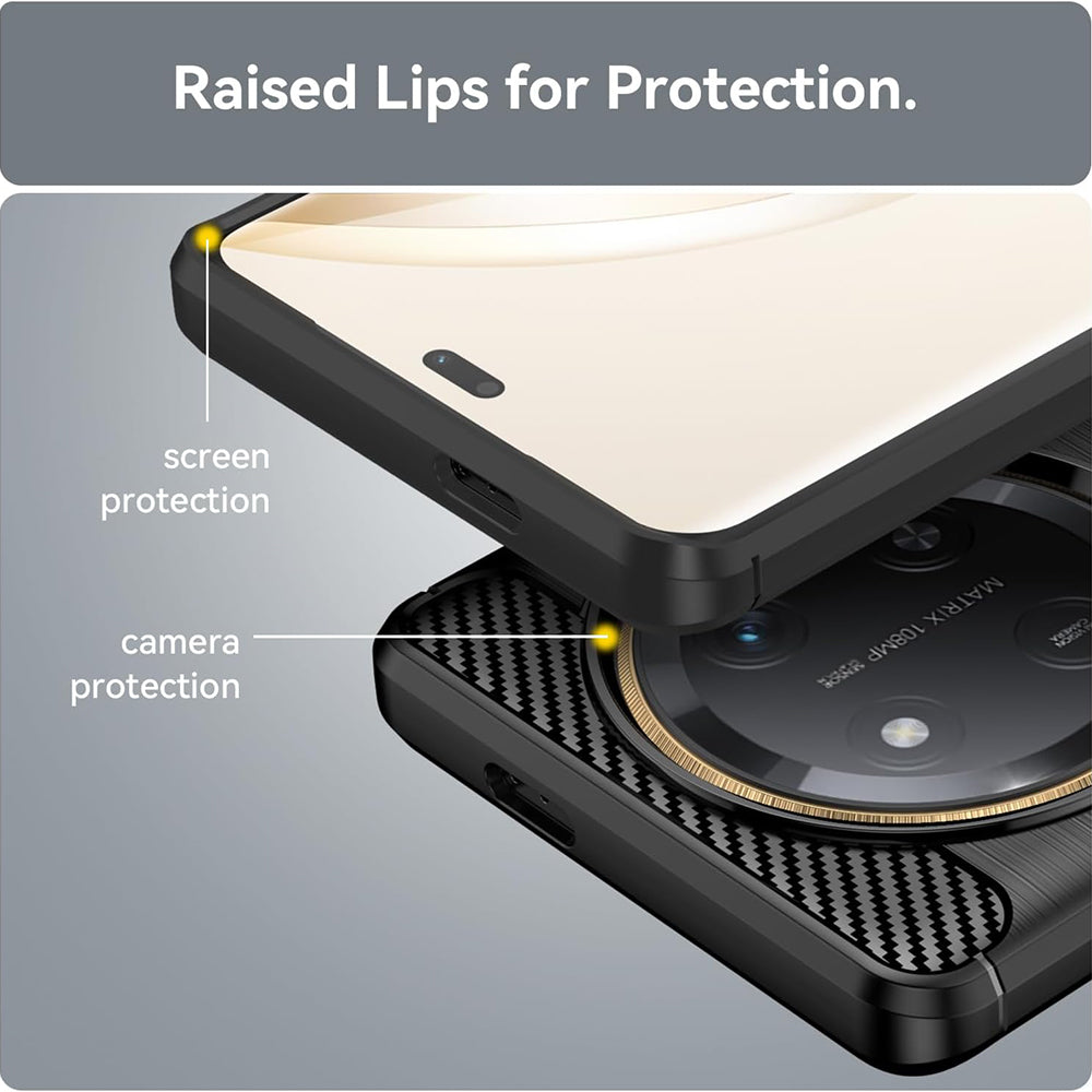 Custodia per Honor X9c / Magic7 Lite, Techsuit, Carbonio, Blu