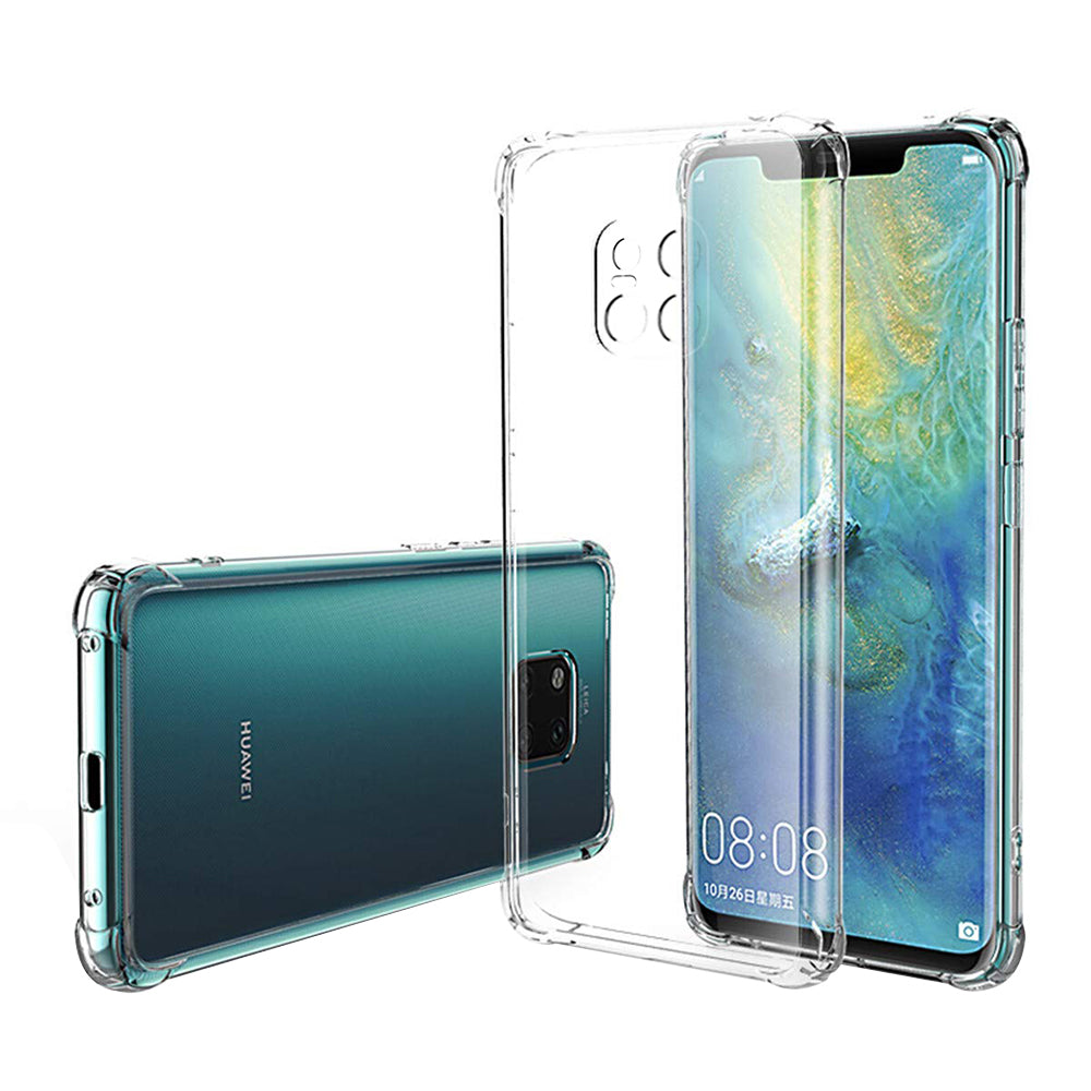 Custodia per Huawei Mate 20 Pro, Techsuit, Shockproof Clear, Trasparente