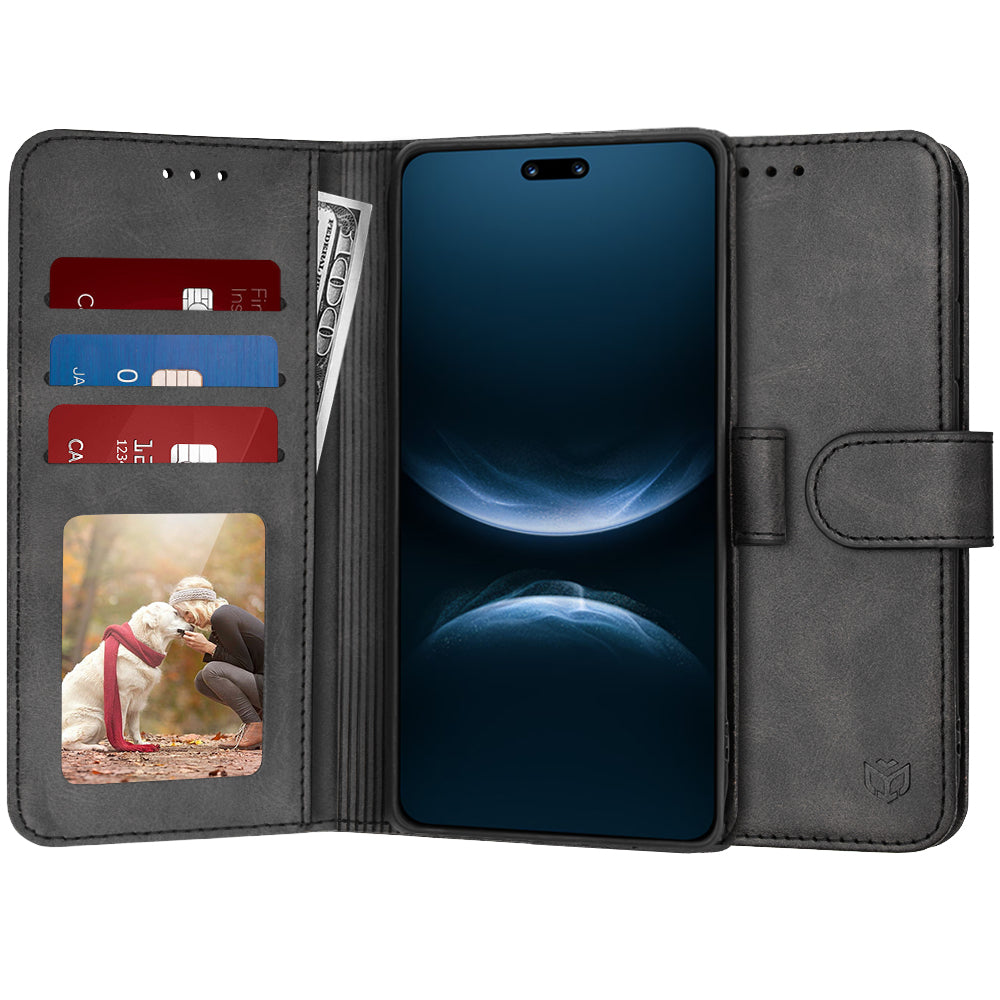 Custodia per Huawei nova 14 Pro, Techsuit, Diary Book, Nera