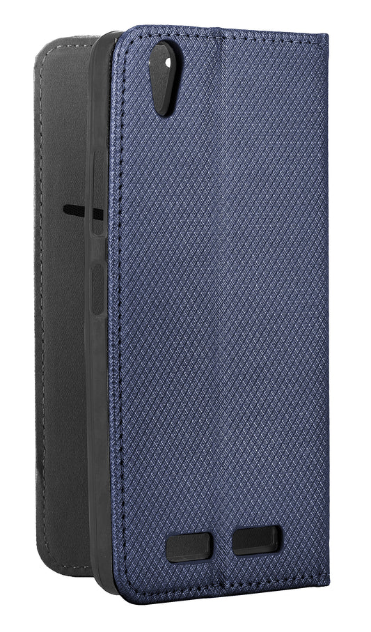 Custodia per Huawei P30 lite New Edition / P30 lite, OEM, Smart Magnet, Blu Navy