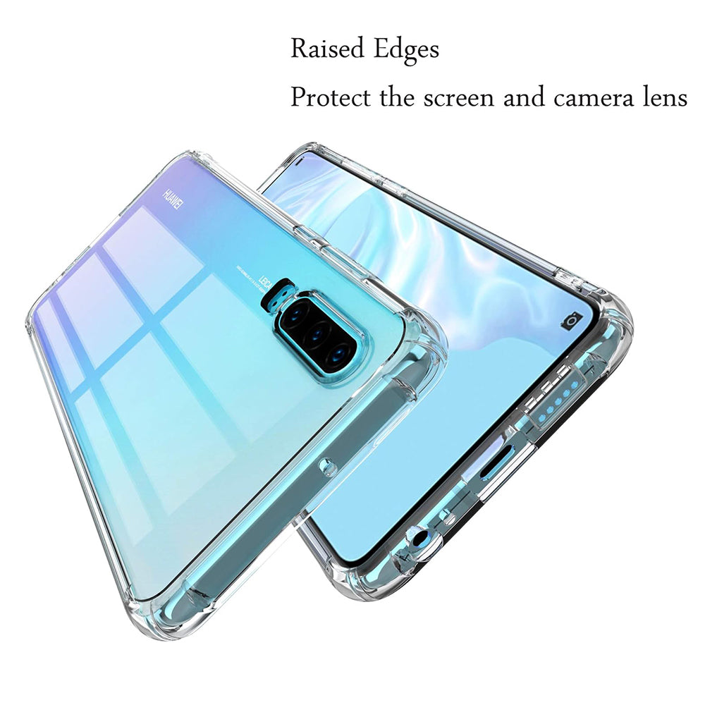 Custodia per Huawei P30, Techsuit, Shockproof Clear, Trasparente
