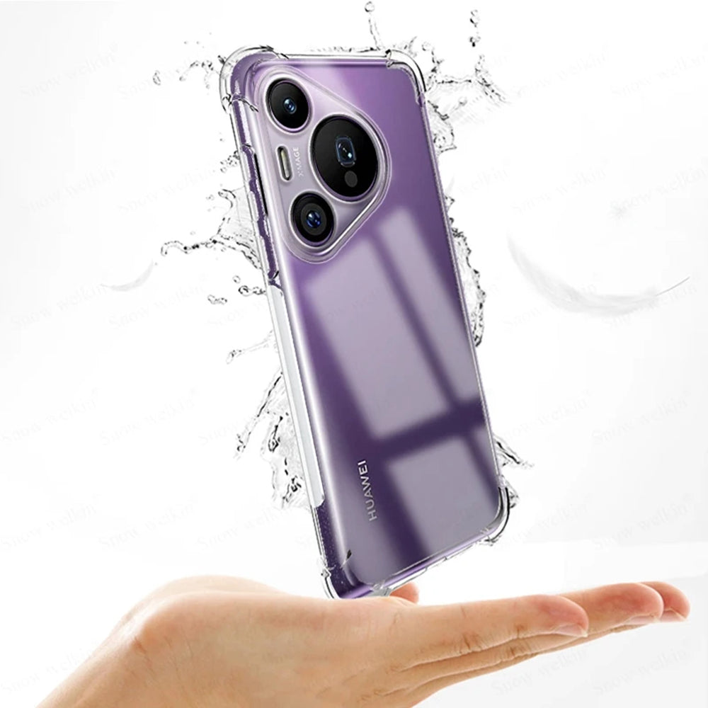 Custodia per Huawei Pura 70, Techsuit, Shockproof Clear, Trasparente