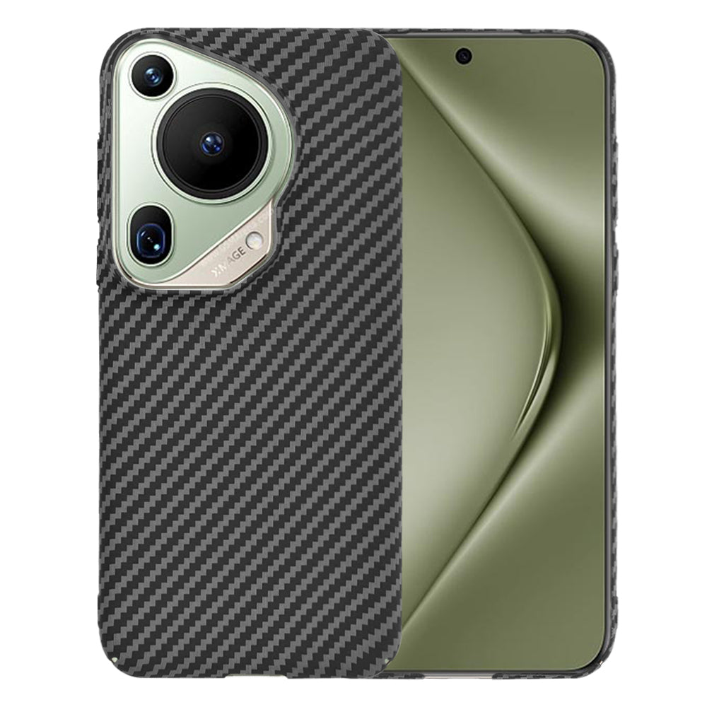 Custodia per Huawei Pura 70 Ultra, Techsuit, Carbonite FiberShell, Nera