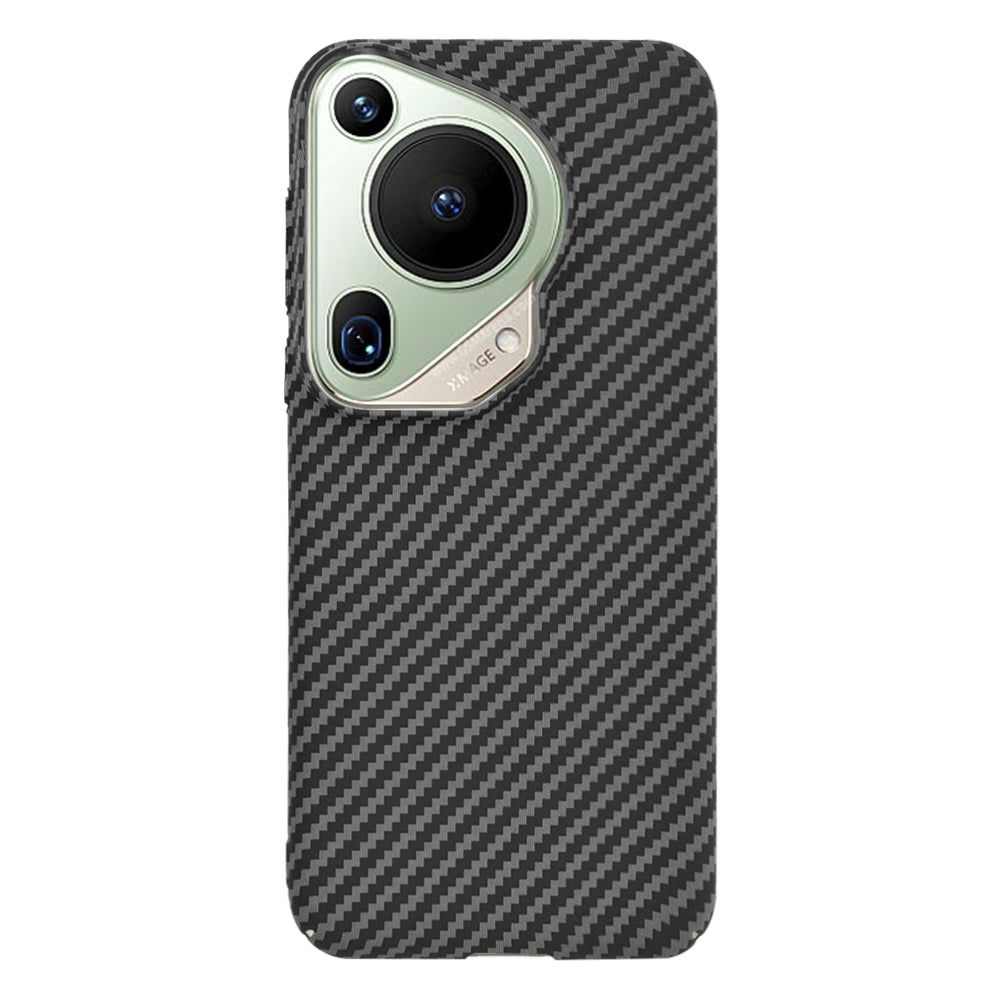 Custodia per Huawei Pura 70 Ultra, Techsuit, Carbonite FiberShell, Nera