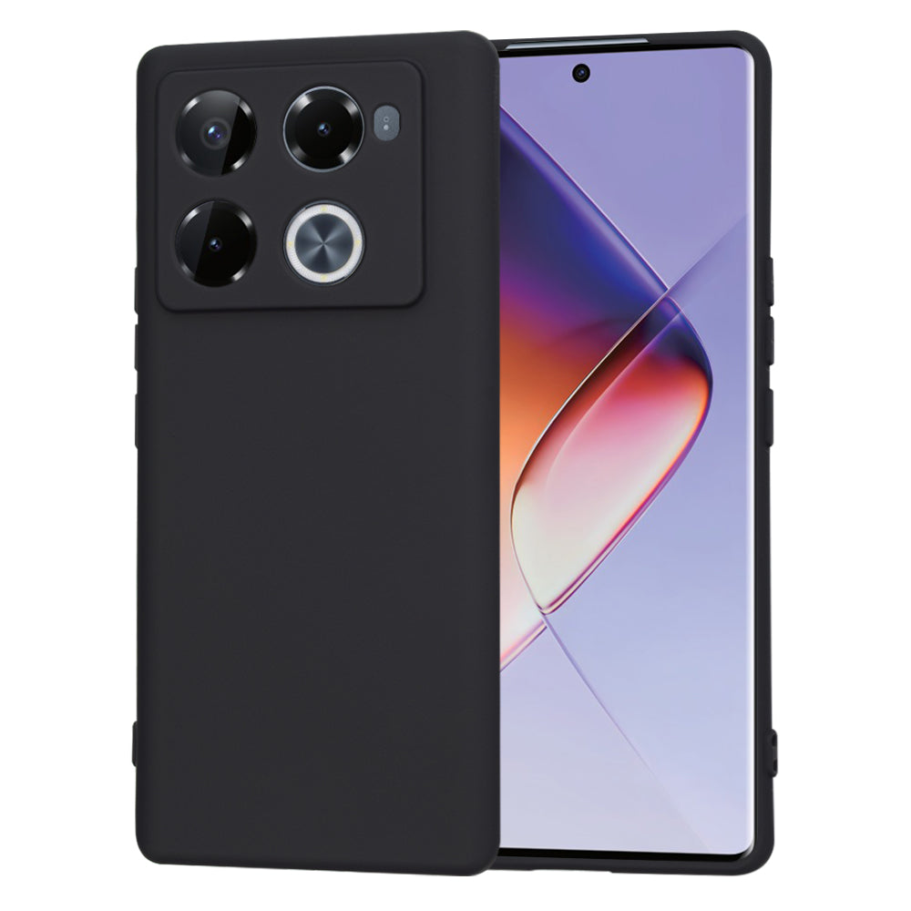 Custodia per Infinix Note 40 Pro+, Techsuit, SoftFlex, Nera