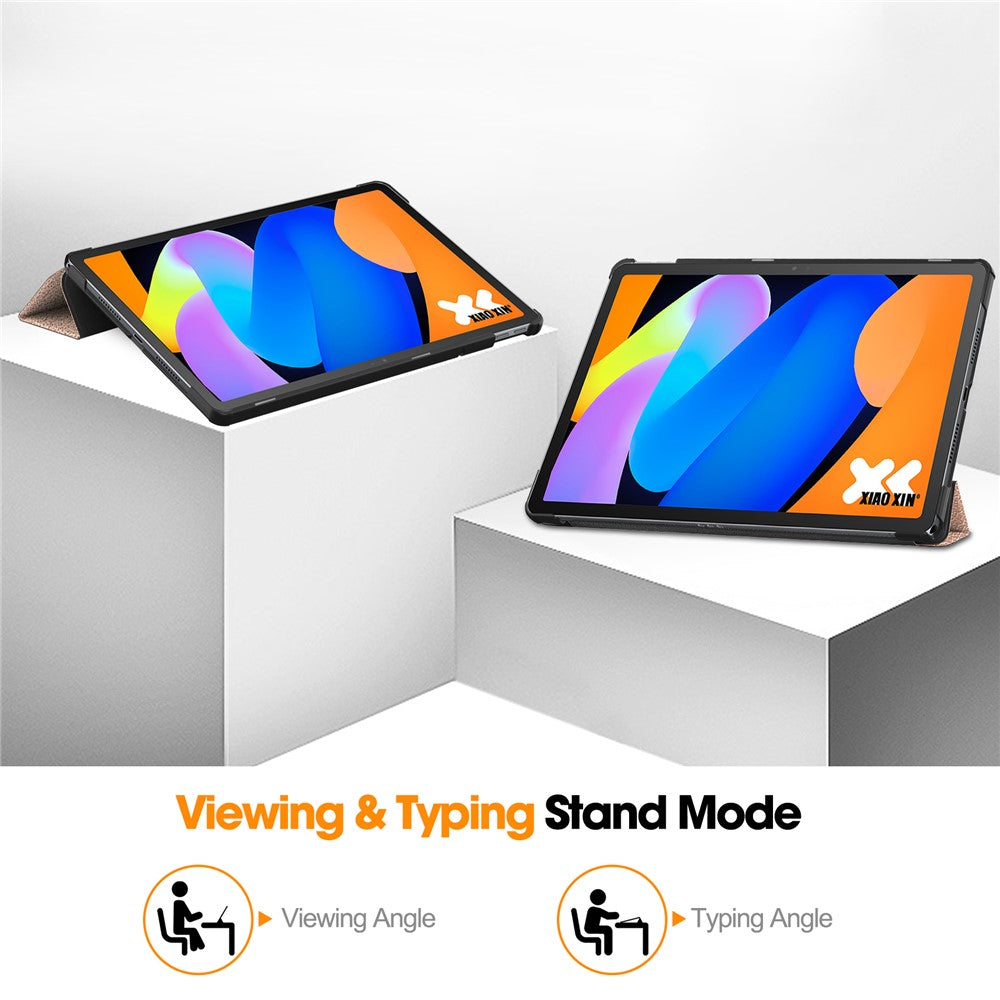 Custodia per Lenovo Idea Tab 11, Techsuit, FoldPro, Rosa Dorato