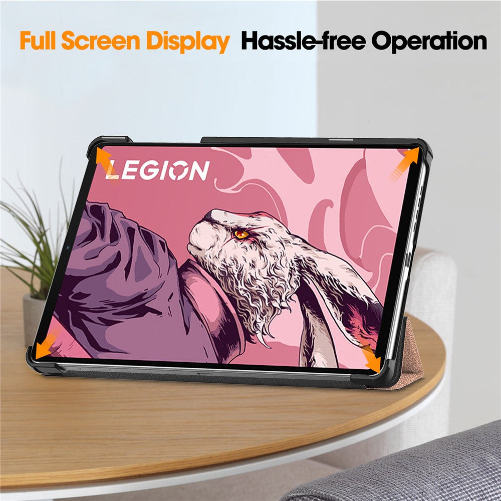 Custodia per Lenovo Legion Y700 (2025), Techsuit, FoldPro, Rosa Dorato