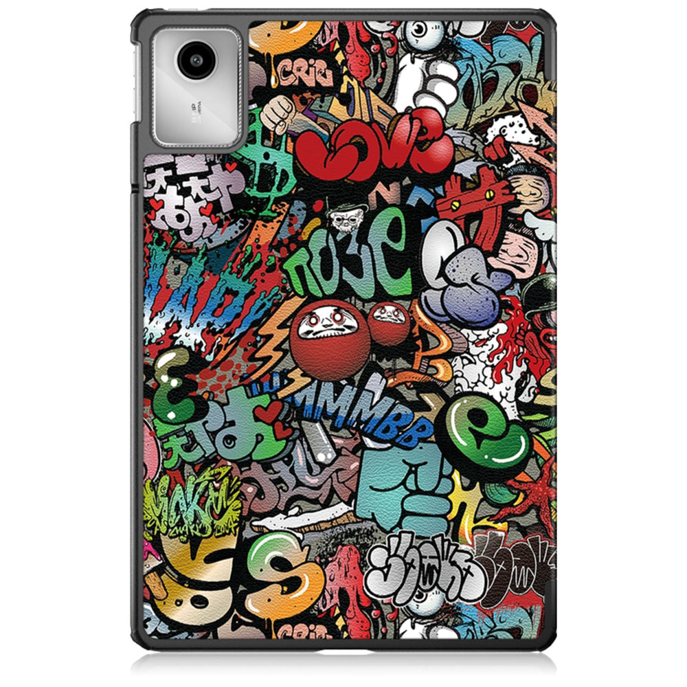 Custodia per Lenovo Tab M11, Techsuit, FoldPro Urban Vibe, Multicolore