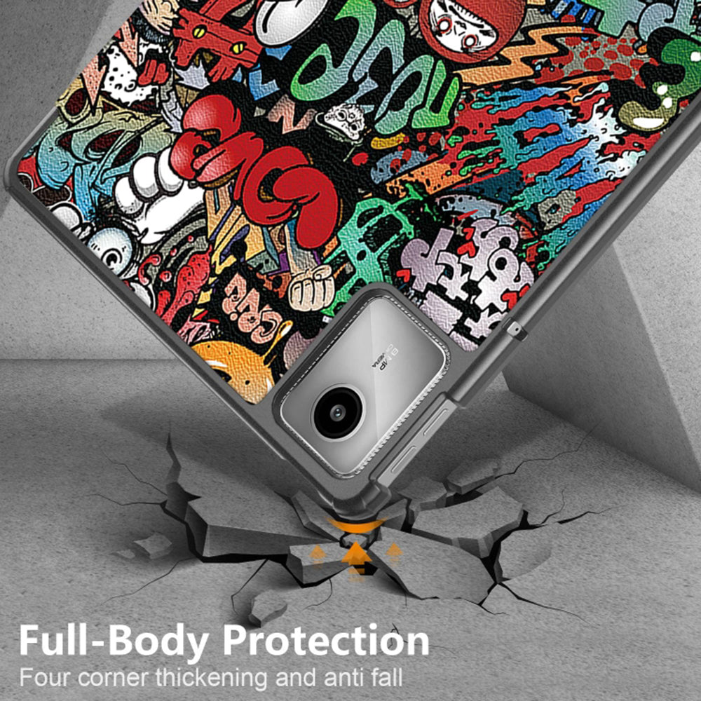 Custodia per Lenovo Tab M11, Techsuit, FoldPro Urban Vibe, Multicolore