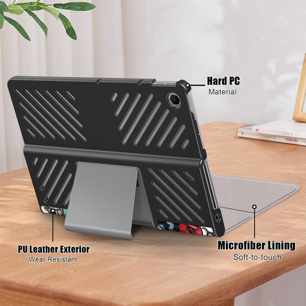 Custodia per Lenovo Tab Plus 11,5 pollici, Techsuit, FoldPro Urban Vibe, Multicolore
