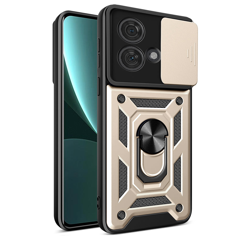 Custodia per Motorola Edge 40 Neo, Techsuit, CamShield, Dorata