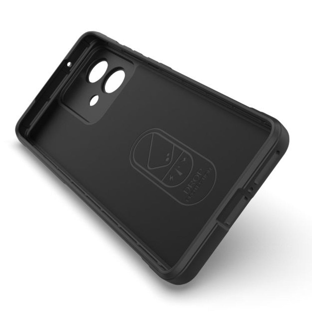 Custodia per Motorola Edge 40 Neo, Techsuit, Magic Shield, Nera