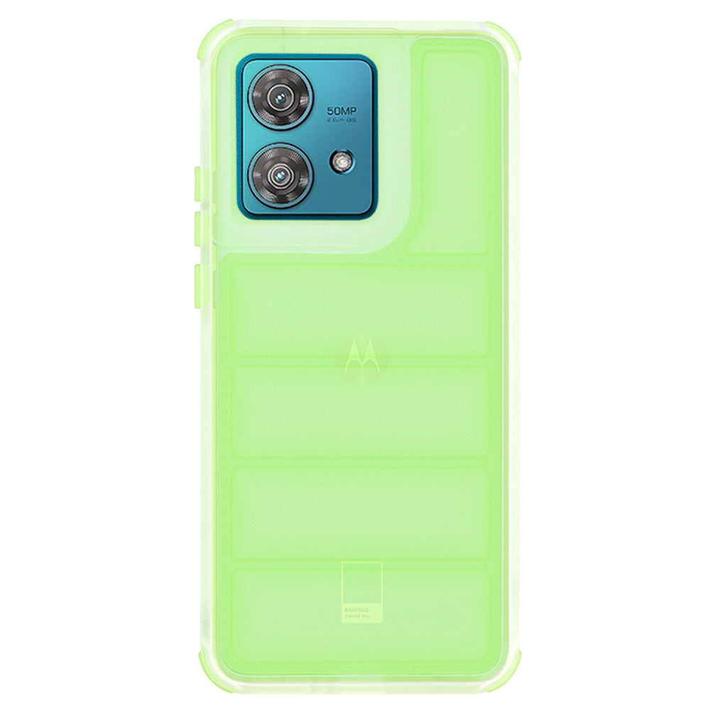 Custodia per Motorola Edge 40 Neo, Techsuit, Wave Shield, Verde