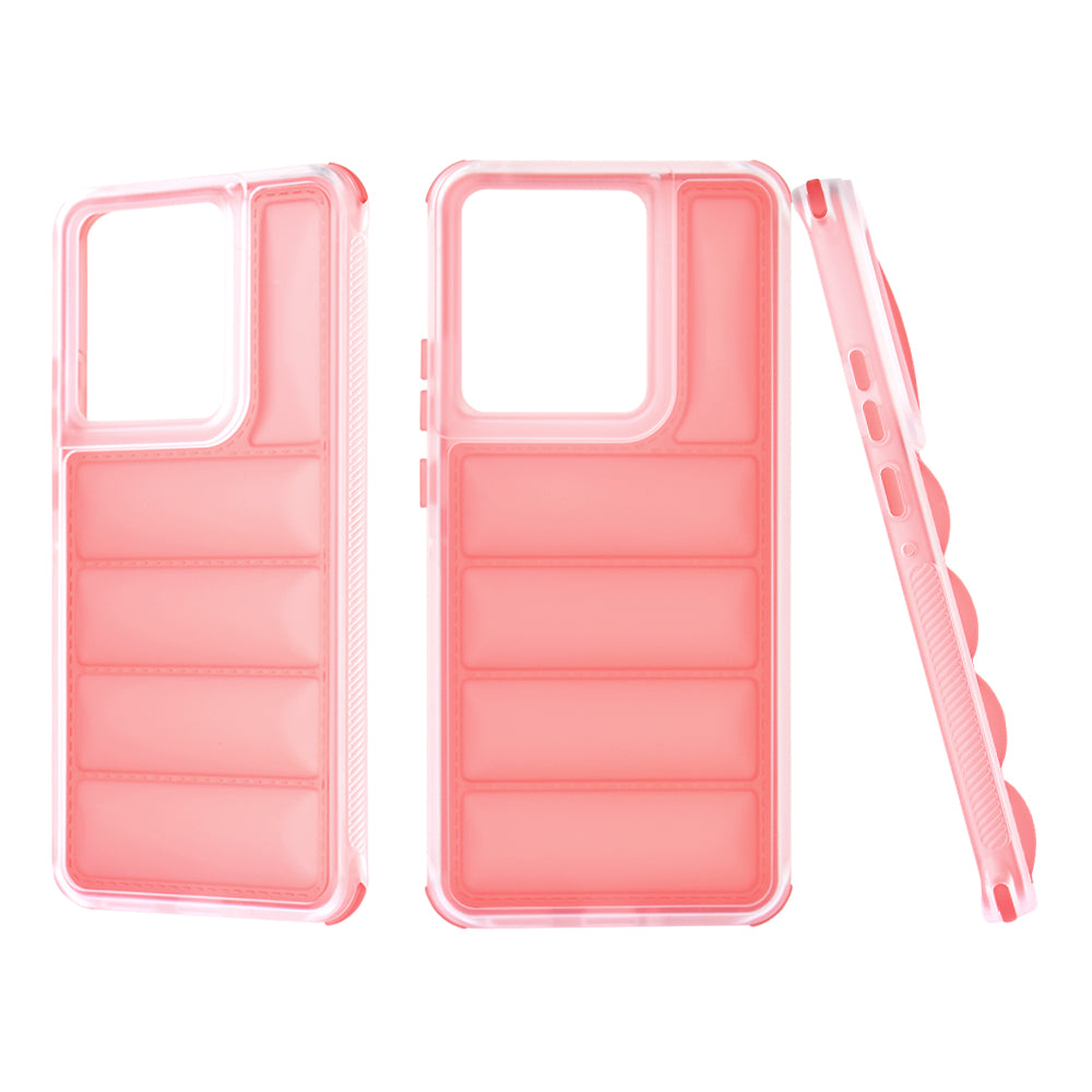 Custodia per Motorola Edge 50 Pro, Techsuit, Wave Shield, Rossa
