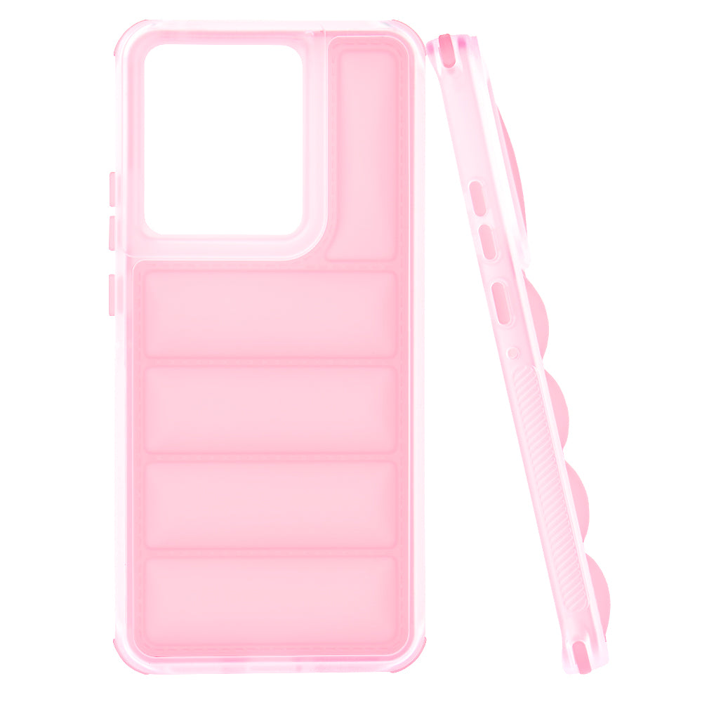 Custodia per Motorola Edge 50 Pro, Techsuit, Wave Shield, Rosa