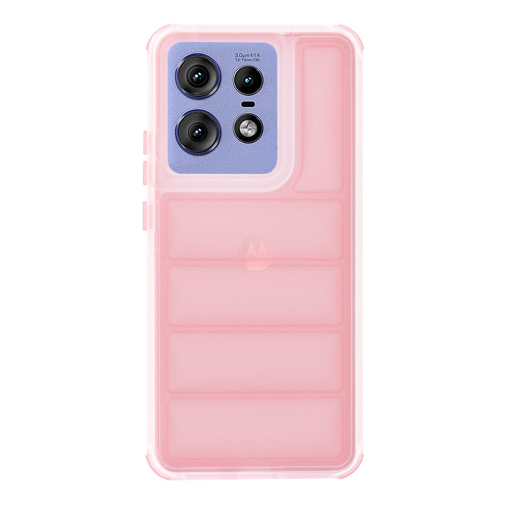 Custodia per Motorola Edge 50 Pro, Techsuit, Wave Shield, Rosa