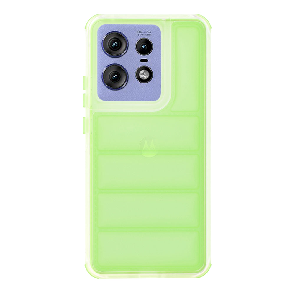 Custodia per Motorola Edge 50 Pro, Techsuit, Wave Shield, Verde