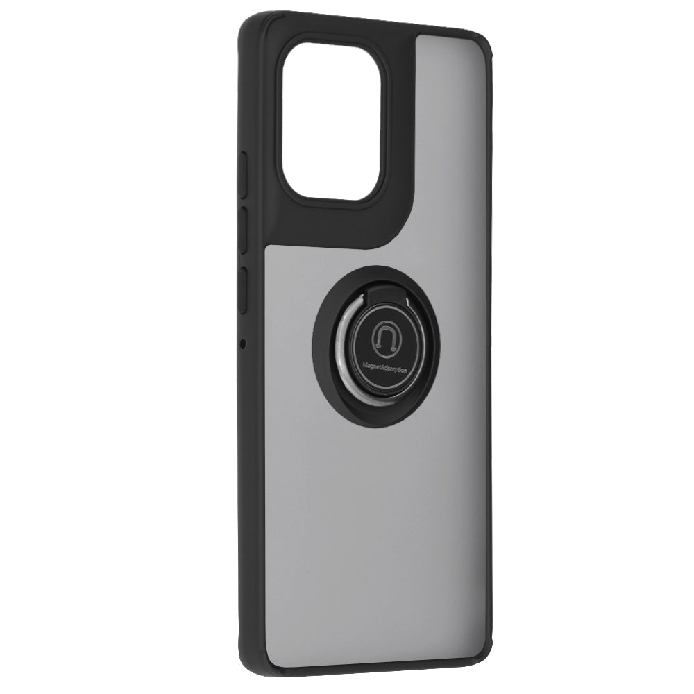 Custodia per Motorola Edge 50, Techsuit, Glinth, Nera