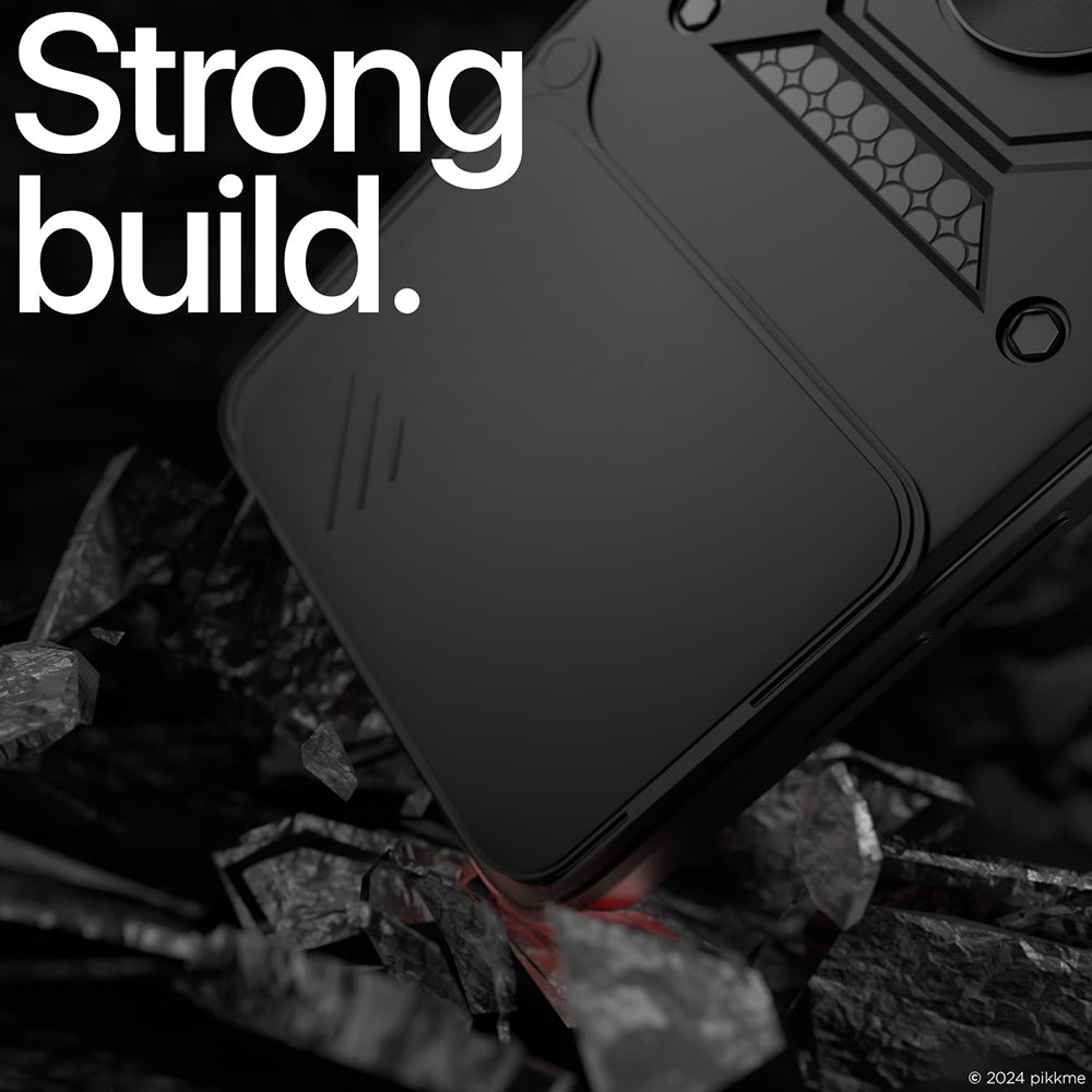 Custodia per Motorola Edge 60 Fusion / Edge 60, Techsuit, CamShield, Nera