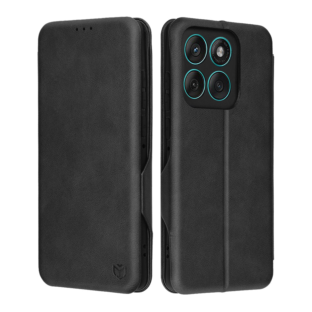 Custodia per Motorola Edge 60 Fusion / Edge 60, Techsuit, Safe Wallet Plus, Nera