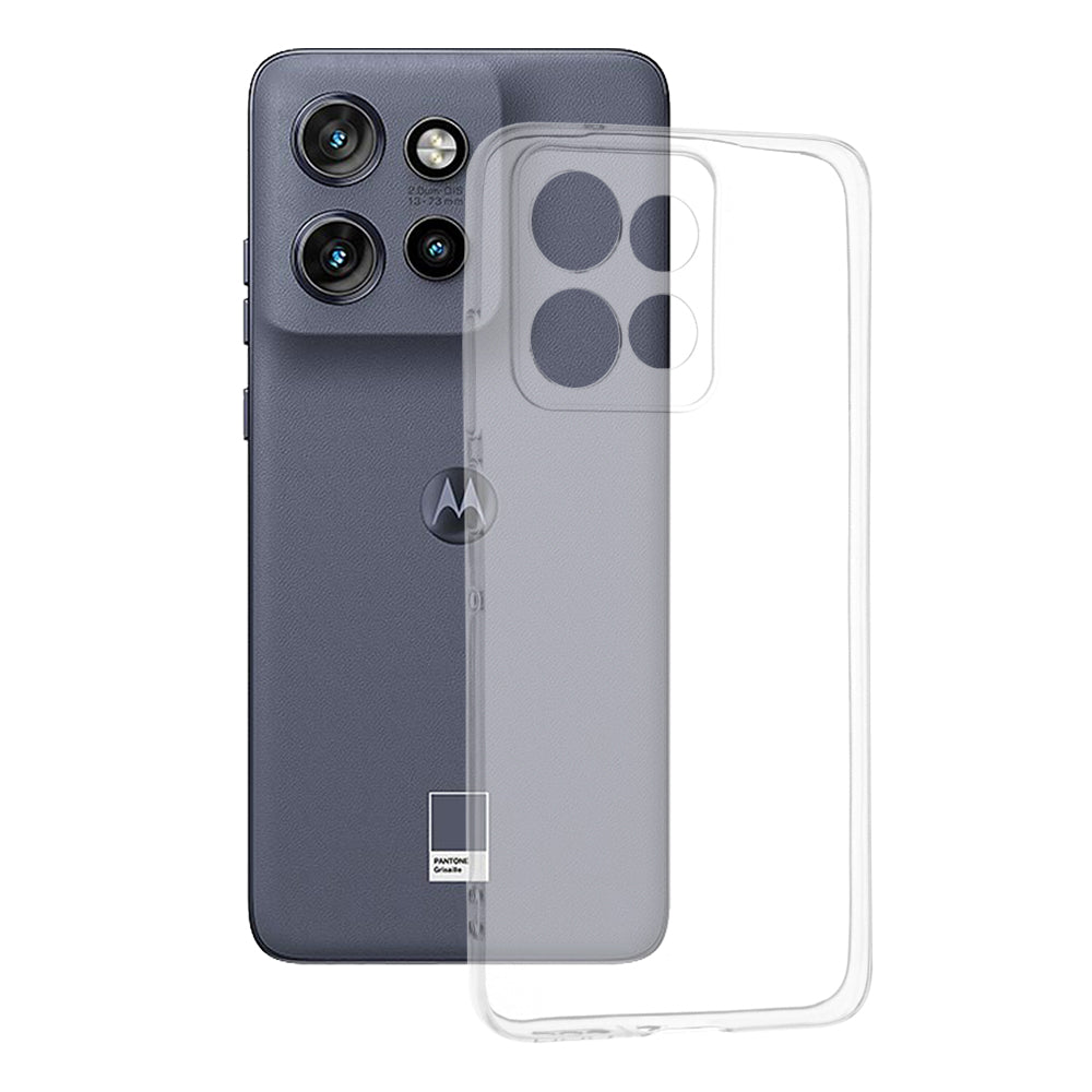 Custodia per Motorola Edge 60 Neo / Edge 50 Neo, Techsuit, Clear, Trasparente