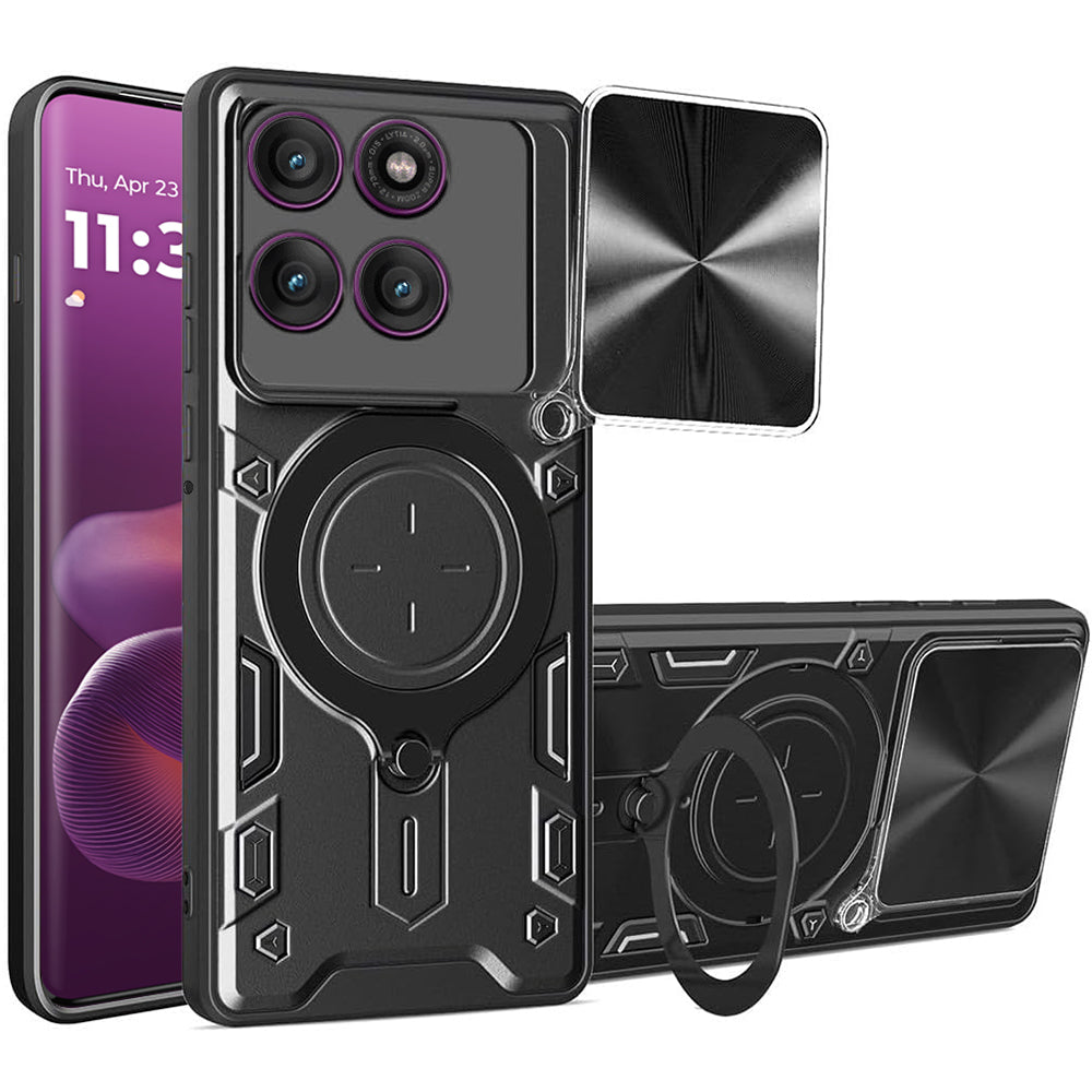 Custodia per Motorola Edge 60 Pro, Techsuit, CamGuard Pro, Nera