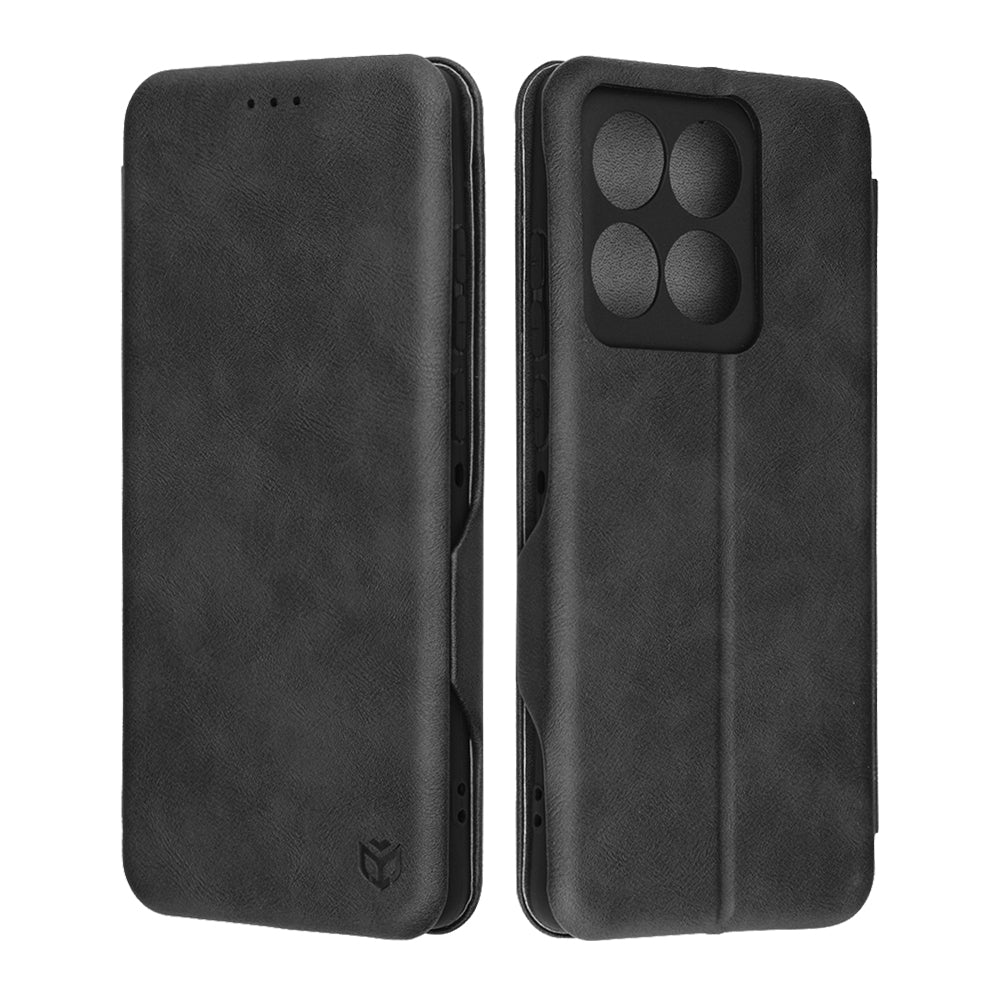 Custodia per Motorola Edge 60 Pro, Techsuit, Safe Wallet Plus, Nera