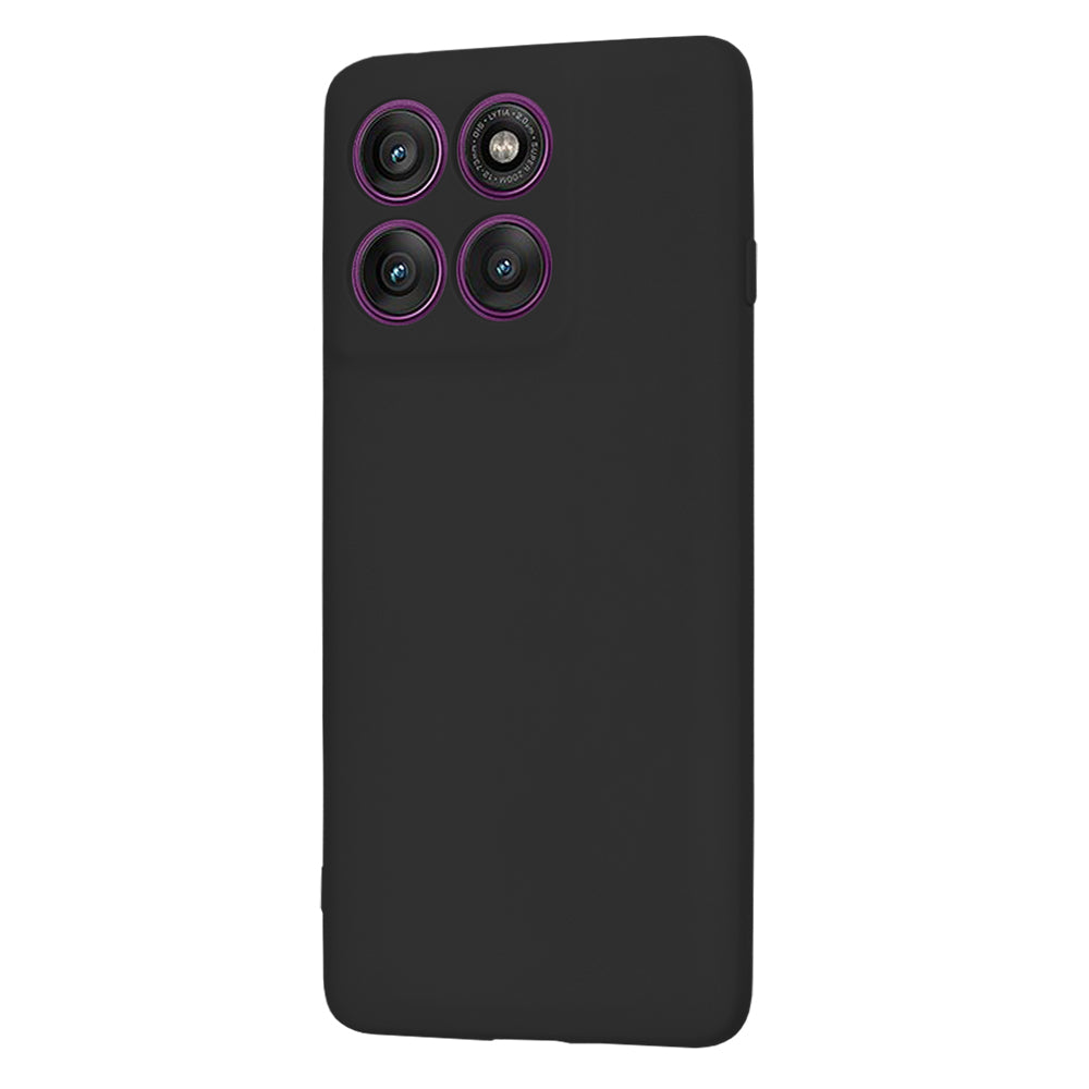 Custodia per Motorola Edge 60 Pro, Techsuit, SoftFlex, Nera