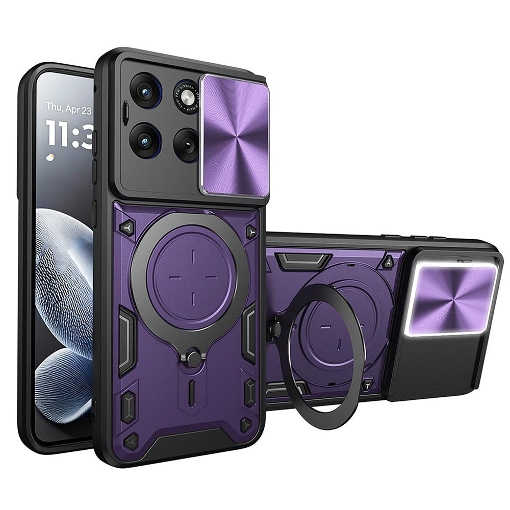 Custodia per Motorola Edge 70 Fusion, Techsuit, CamGuard Pro, Viola