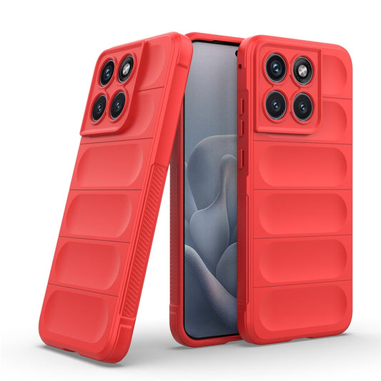 Custodia per Motorola Edge 70 Fusion, Techsuit, Magic Shield, Rossa