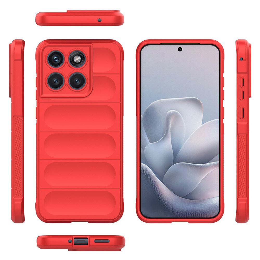 Custodia per Motorola Edge 70 Fusion, Techsuit, Magic Shield, Rossa