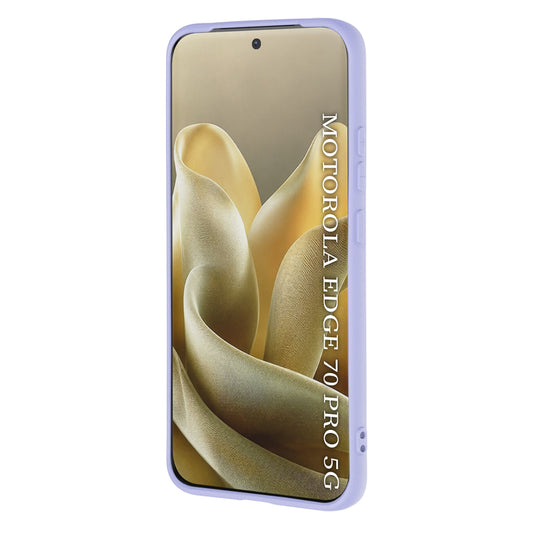 Custodia per Motorola Edge 70 Pro, Techsuit, SoftFlex, Viola Chiaro