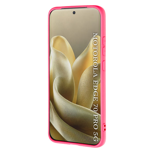 Custodia per Motorola Edge 70 Pro, Techsuit, SoftFlex, Rosa Scuro