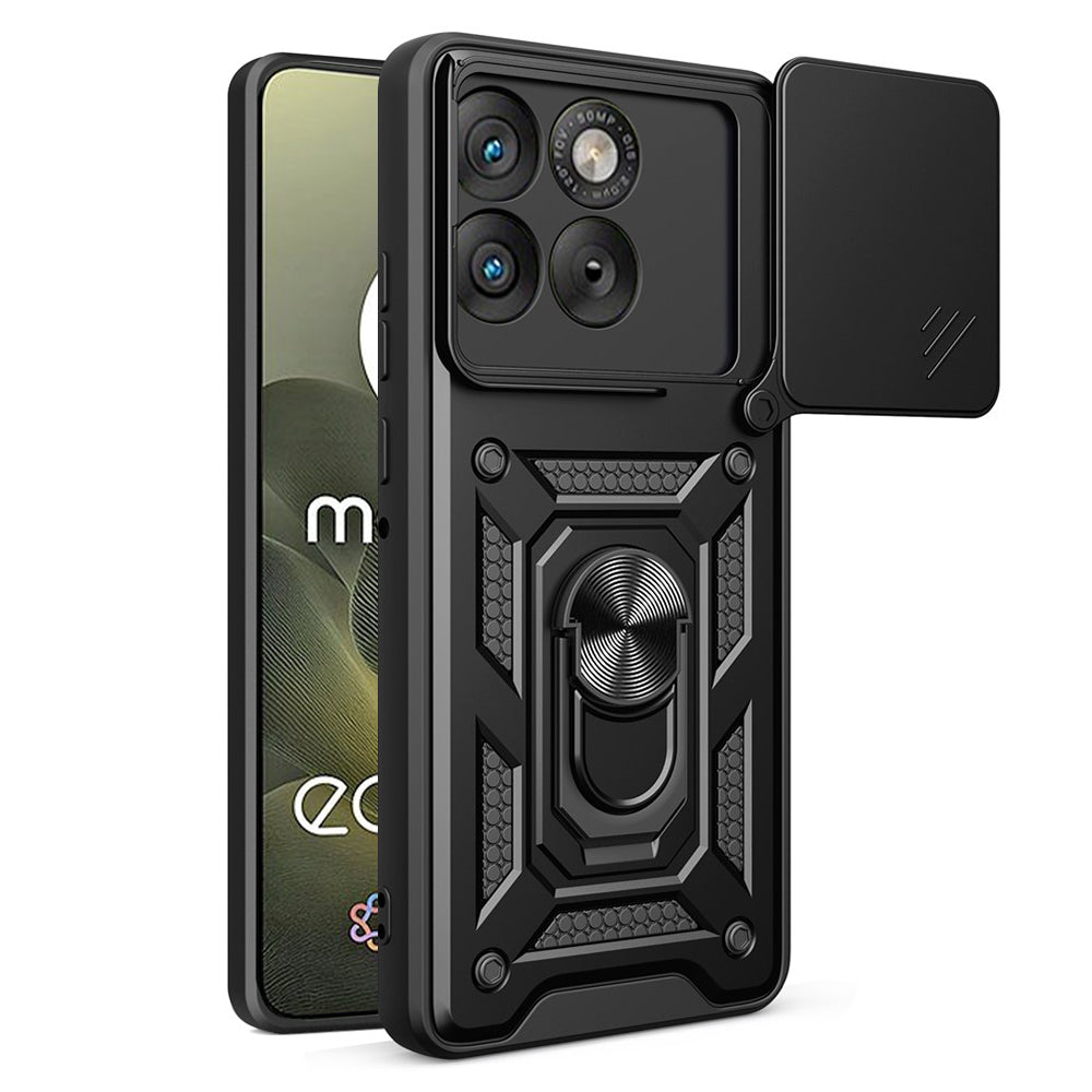 Custodia per Motorola Edge 70, Techsuit, CamShield, Nera