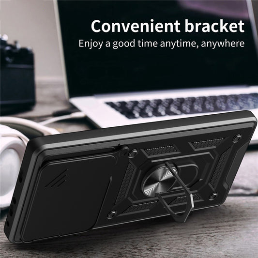 Custodia per Motorola Edge 70, Techsuit, CamShield, Rosa Dorato