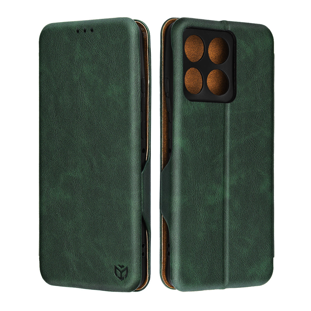 Case for Motorola Edge 70, Techsuit, Safe Wallet Plus, Green