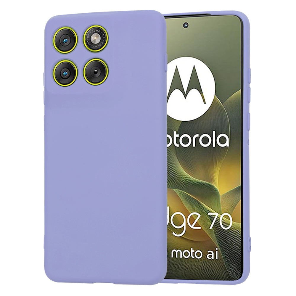 Case for Motorola Edge 70, Techsuit, SoftFlex, Light Purple