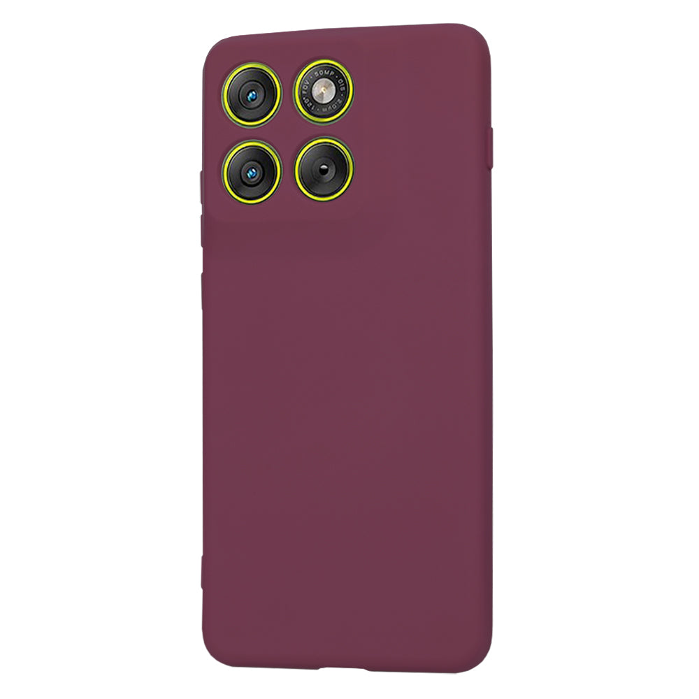 Custodia per Motorola Edge 70, Techsuit, SoftFlex, Ciliegia